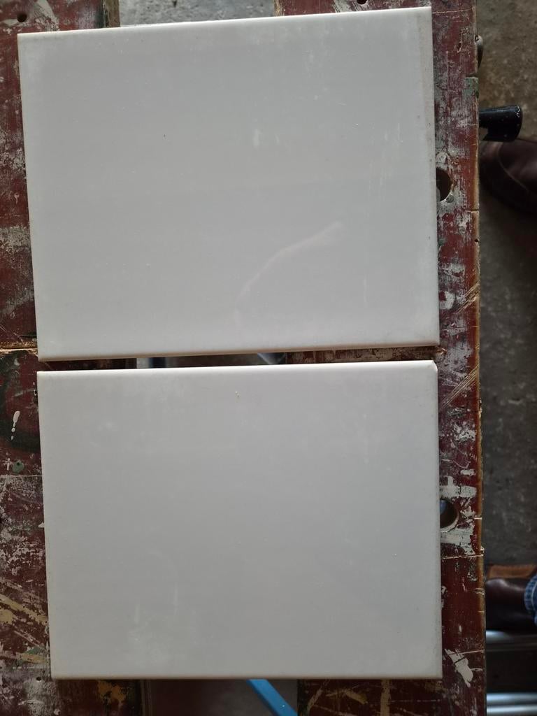 118 Witte Keramische Wandtegels 20x25 cm, 60 cm of meer, Nieuw, Ophalen of Verzenden, Minder dan 5 m²