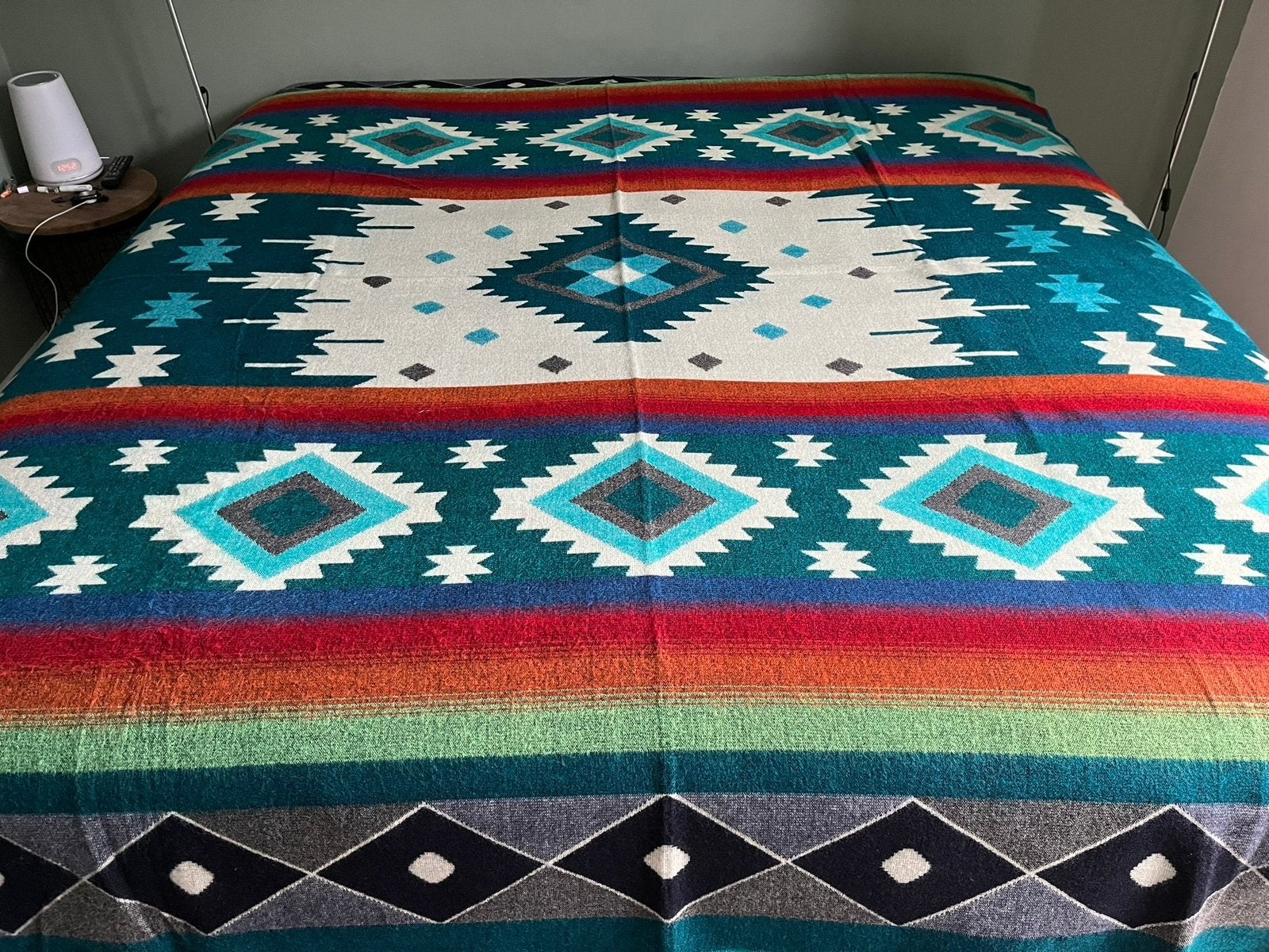 NIEUW! Alpaca wol deken sprei kleed plaid woon bed bank boho, Ophalen of Verzenden, Nieuw