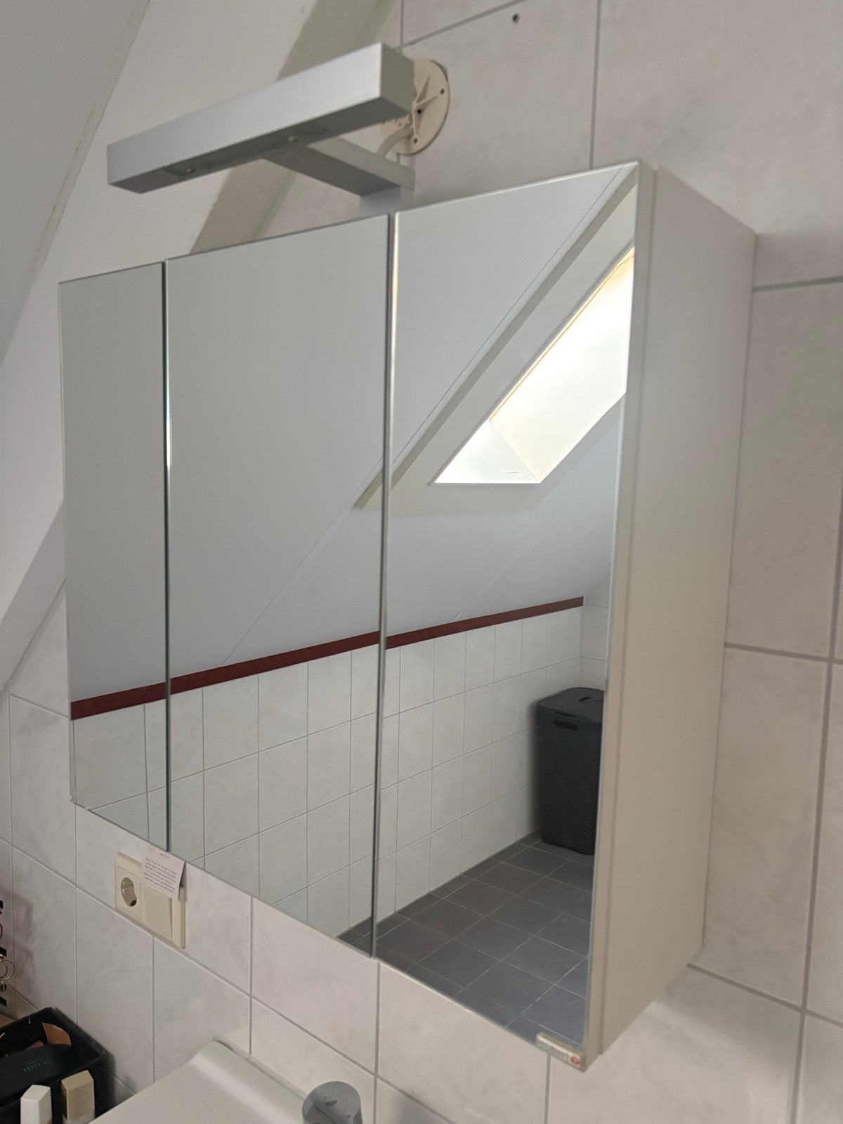 Spiegelkast met verlichting voor badkamer, Ophalen, 50 tot 100 cm, Minder dan 25 cm, Minder dan 100 cm
