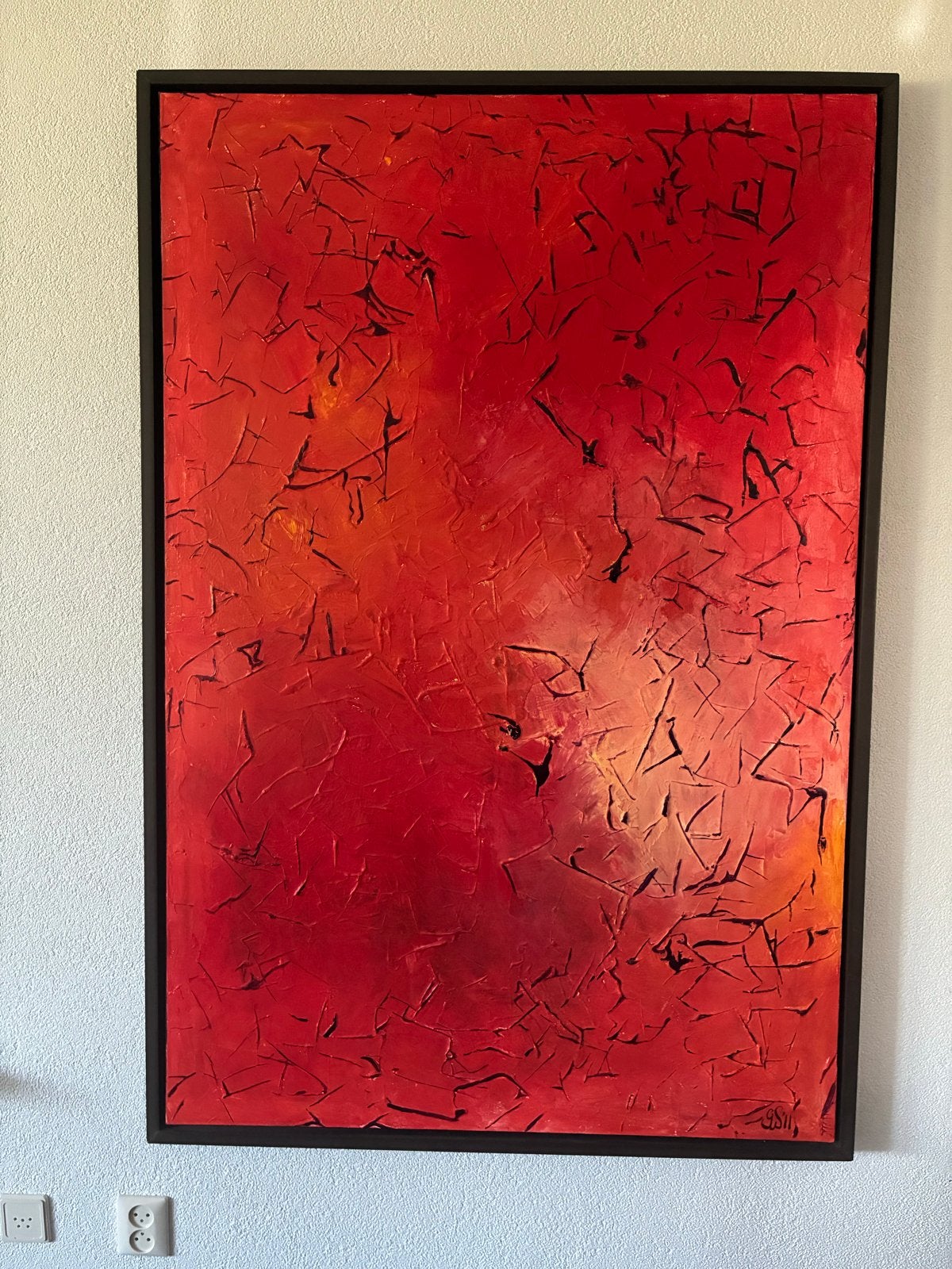 Schilderij van Gérard Wesselink, Ophalen