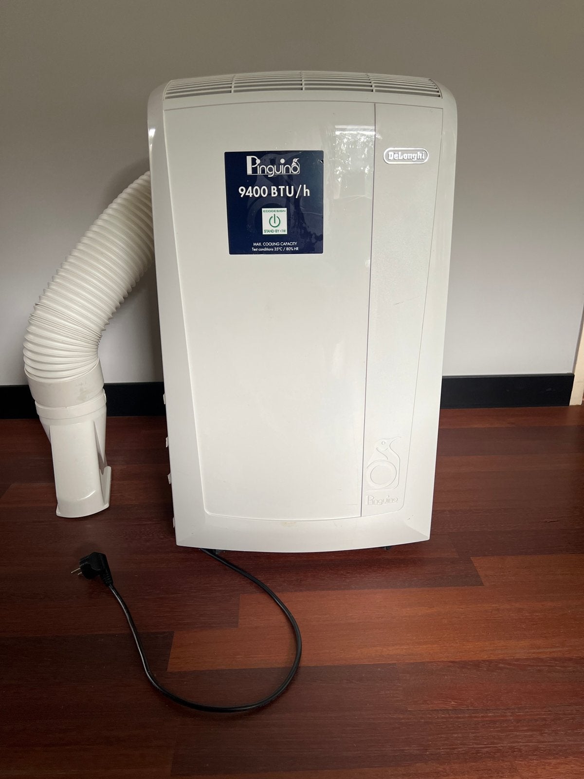 Delonghi Pinguino Mobiele Airco 9400 BTU/h, Ophalen, Gebruikt, Minder dan 60 m³, 3 snelheden of meer