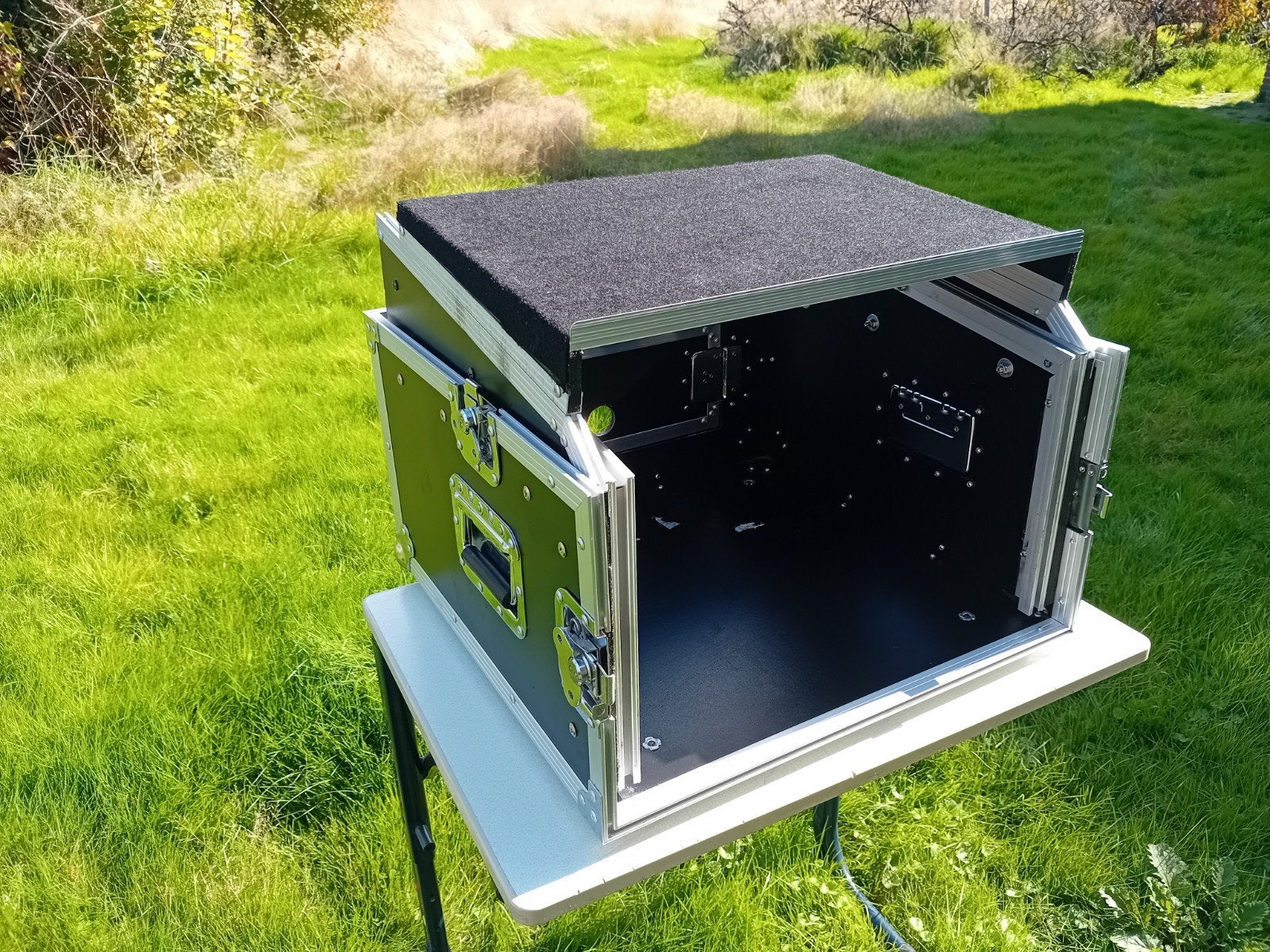 Flightcase met laptop lade, Ophalen, Zo goed als nieuw