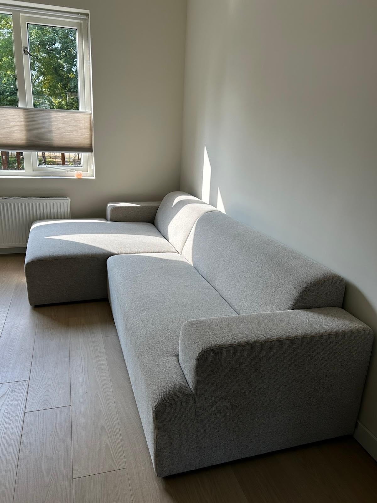 Hoekbank - grijs, Ophalen, 250 tot 300 cm, Hoekbank, Scandinavisch