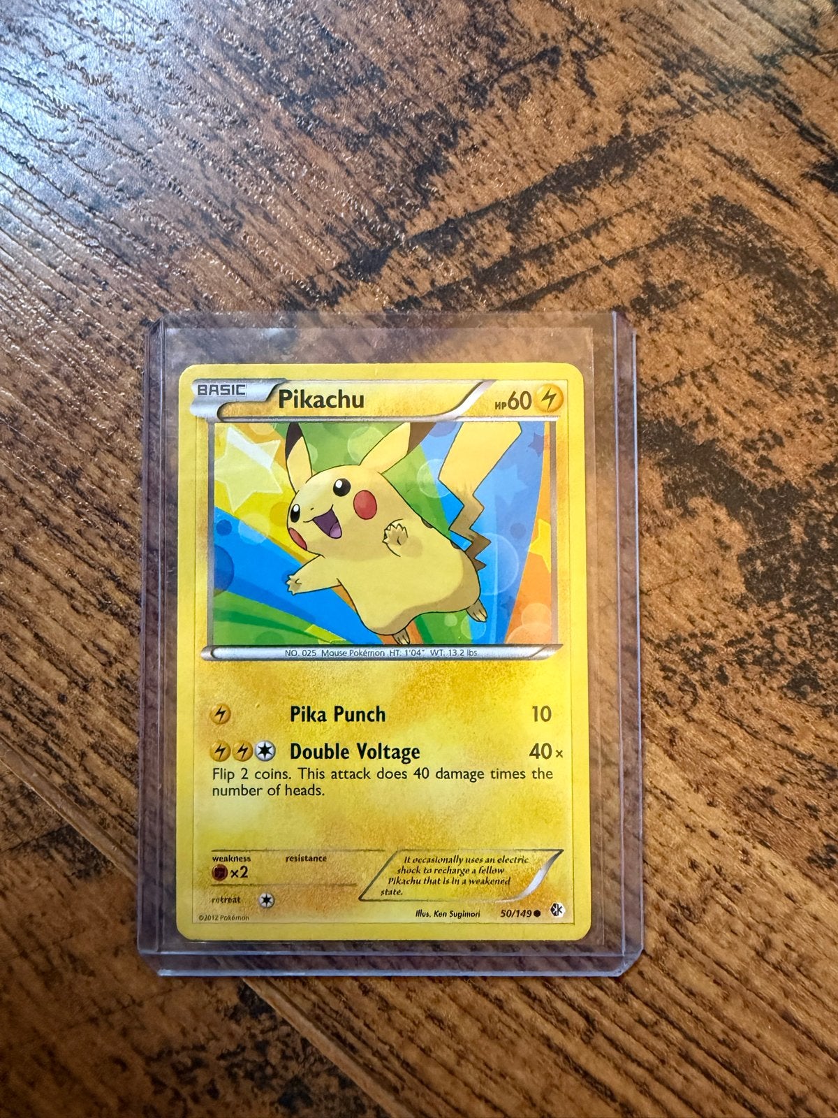 Pikachu Pokémon kaart - Basic - 50/149, Ophalen of Verzenden, Gebruikt, Losse kaart