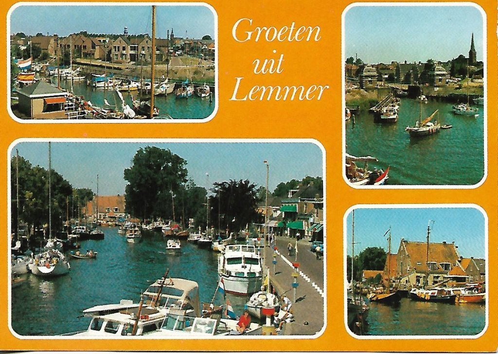 Lemmer- -4-luik., Verzenden, 1980 tot heden, Gelopen, Friesland