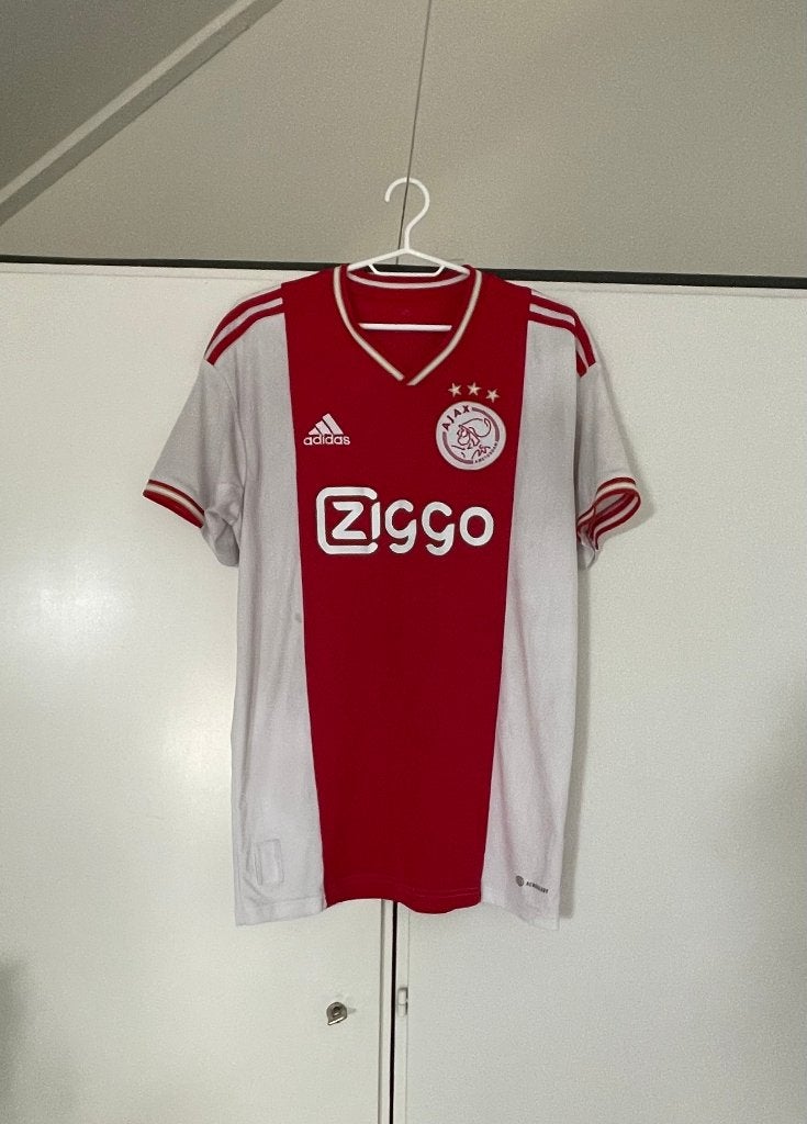 Ajax thuistenue 2022/2023 maat M, Maat 48/50 (M), Wit, Ophalen of Verzenden, Adidas