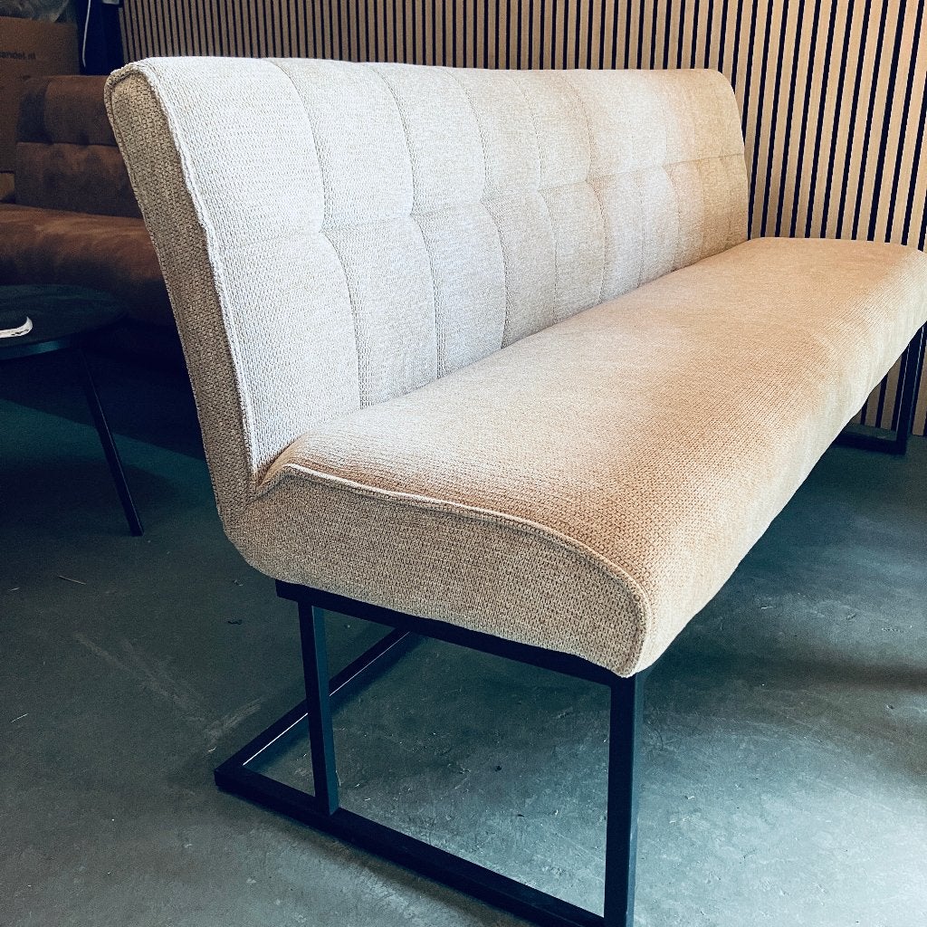 eetbank 210 cm NIEUW  + binnenvering, Ophalen, Overige kleuren, Nieuw, Metaal