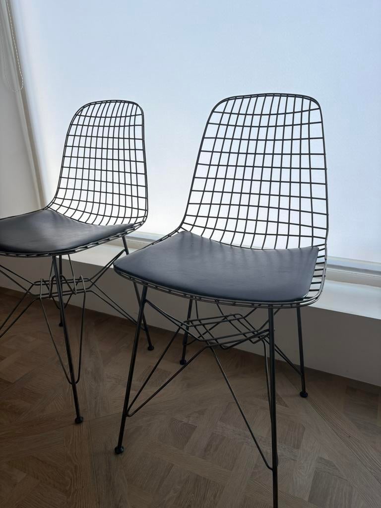 2 Mooie vintage design stoelen goede staat, Ophalen, Zo goed als nieuw, Zwart, Twee
