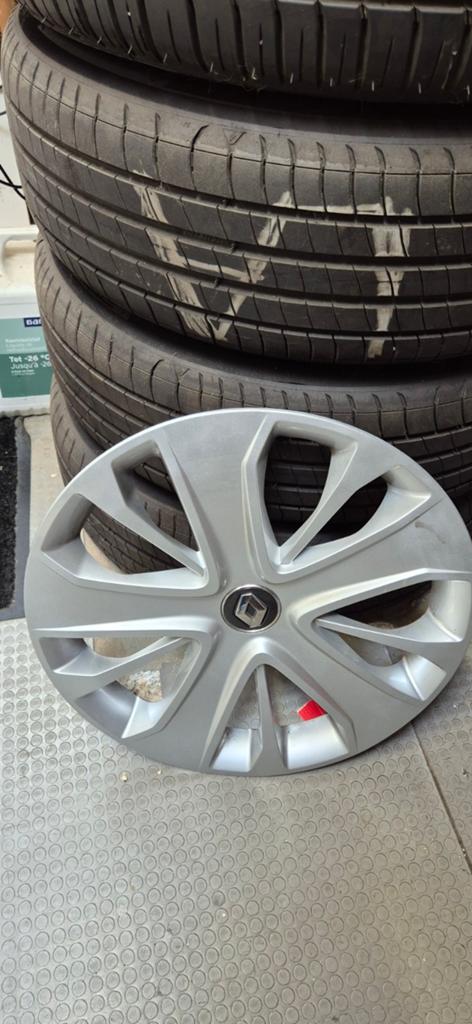Wielen Renault Clio 4 (banden + velgen + wieldoppen), Ophalen, 15 inch, Nieuw, 185 mm