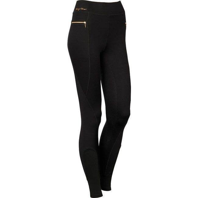 Harry’s horse rijlegging Denici Cavalli Gold full grip zwart, Ophalen, Dressuur, Nieuw, Onderkleding