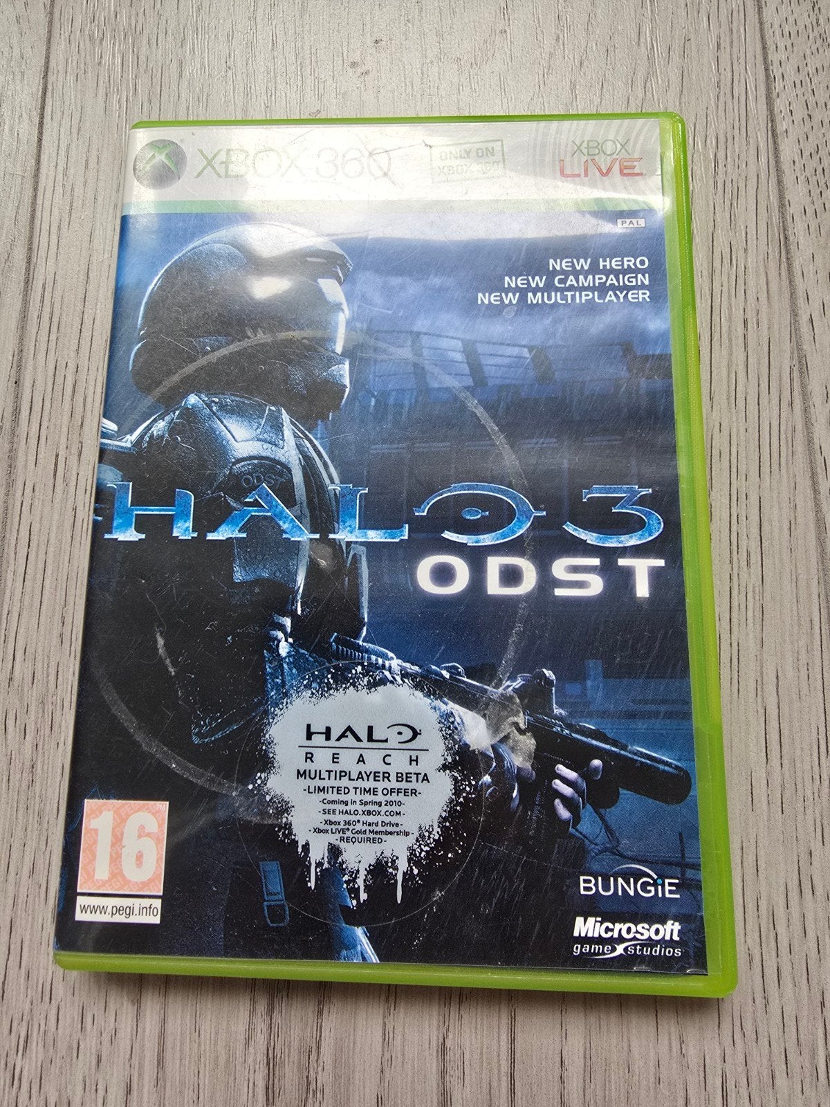 Xbox 360 Halo 3 ODST - Actie Shooter (PEGI 16), 3 spelers of meer, Ophalen of Verzenden, Shooter, Vanaf 16 jaar