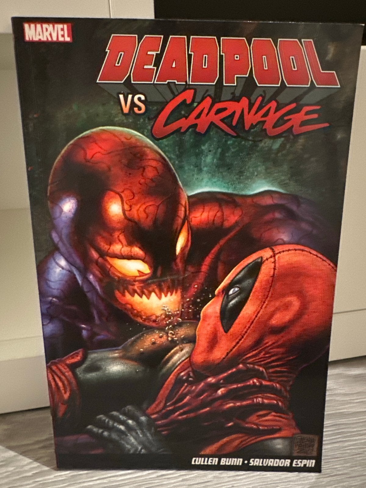 Deadpool vs Carnage Marvel Comic - Zo goed als nieuw, Boeken, Strips | Comics, Eén comic, Ophalen of Verzenden, Zo goed als nieuw