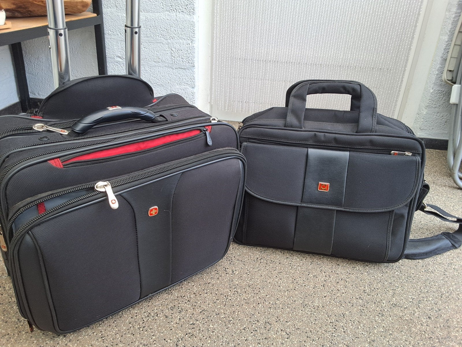 Te koop wenger patriot trolly, Ophalen of Verzenden, 17 inch of meer, Zo goed als nieuw, Trolleytas