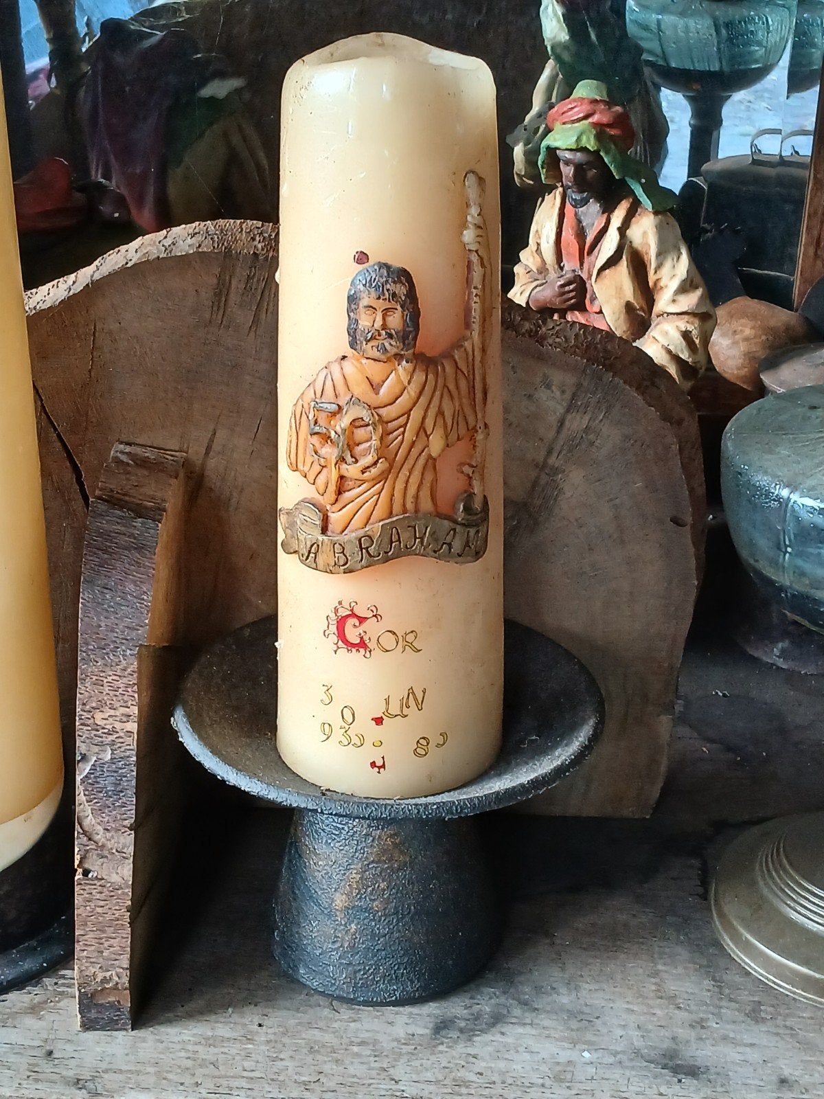 Vintage Abraham Kaars - Uniek Decoratief Stuk, Ophalen of Verzenden