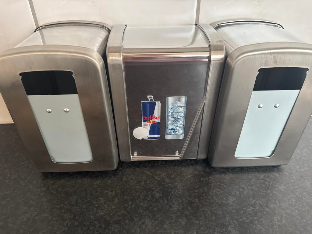 3x Nieuwe Red Bull servethouders, Ophalen of Verzenden, Nieuw
