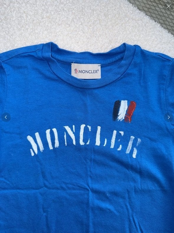 kinderkleding Moncler shirt, Ophalen of Verzenden, Zo goed als nieuw, Overige maten
