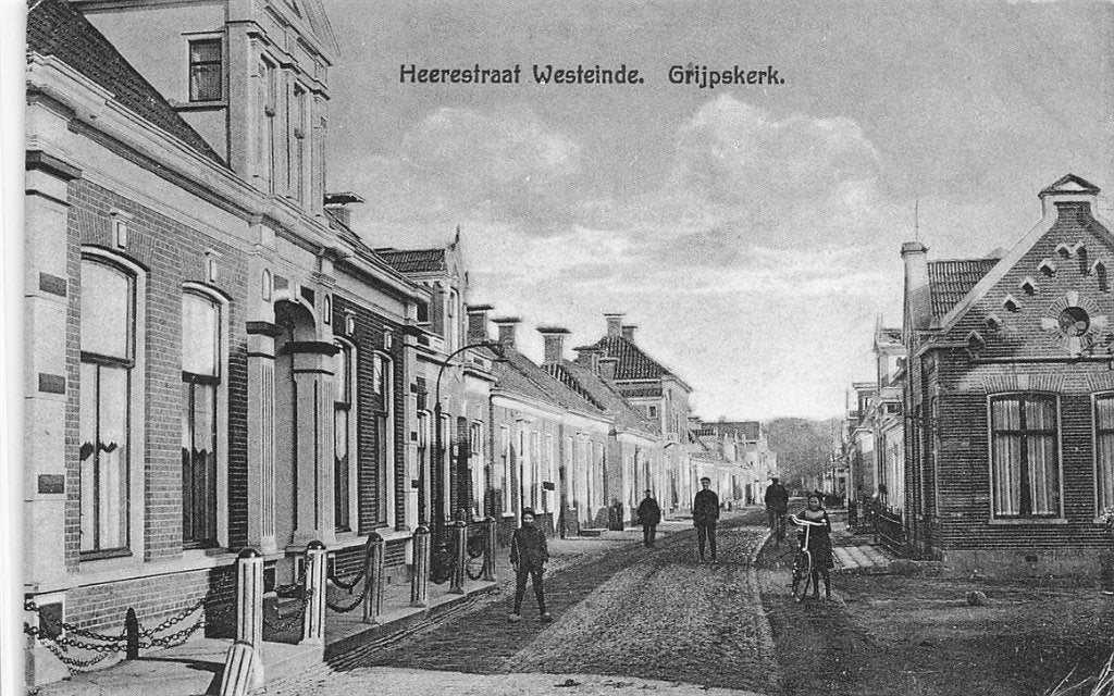702-106-031 Heerestraat Westeinde Grijpskerk, Verzamelen, Ophalen of Verzenden, Voor 1920, Groningen