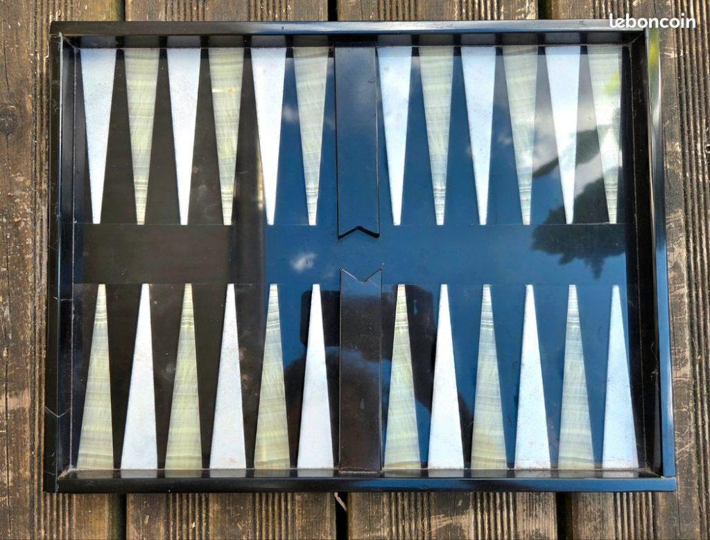 Rare marble Backgammon, Ophalen of Verzenden