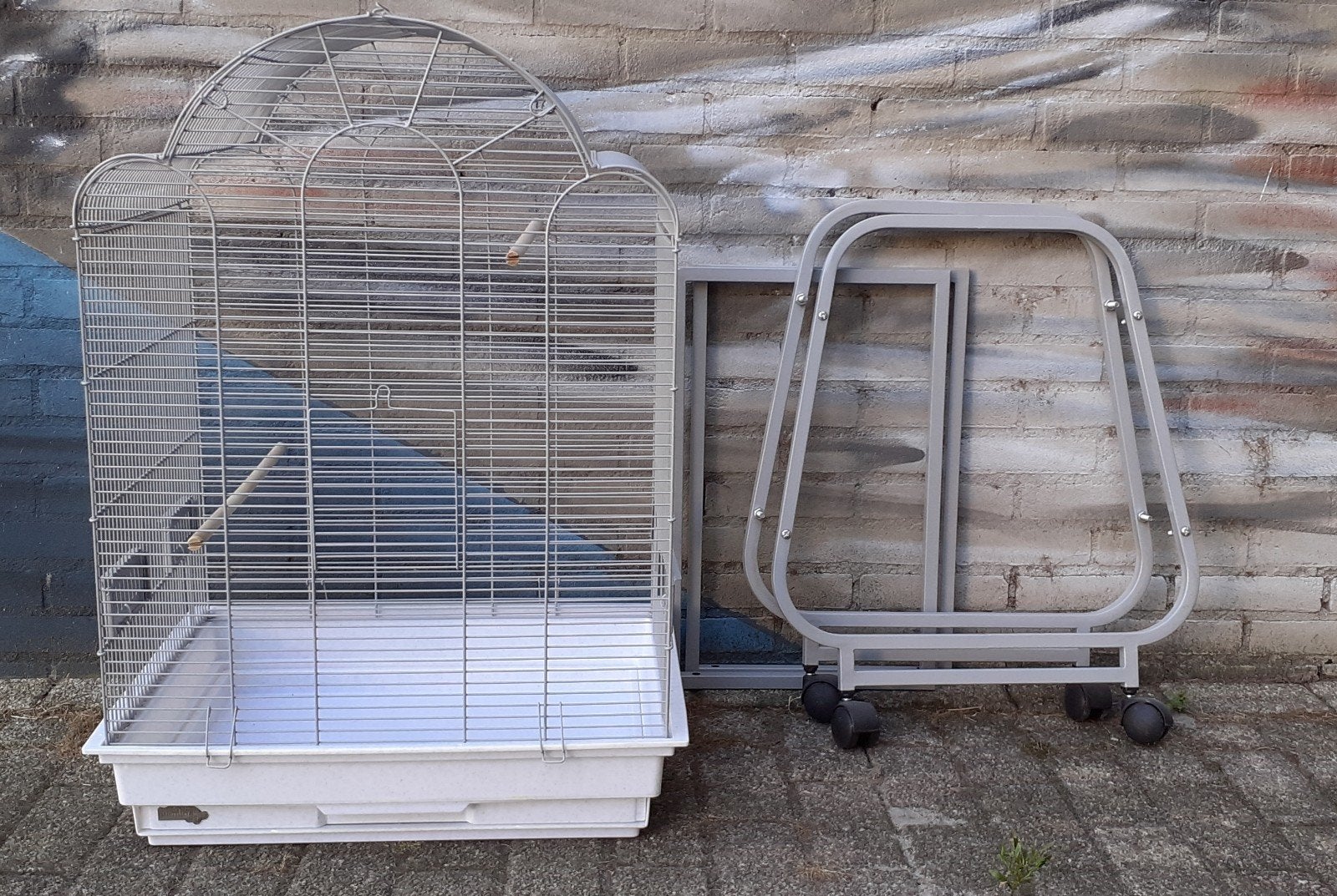 Vogelkooi Montana memphis 2, maat 66cmx45cmx144cm, Ophalen, Gebruikt, Overige materialen, Vogelkooi