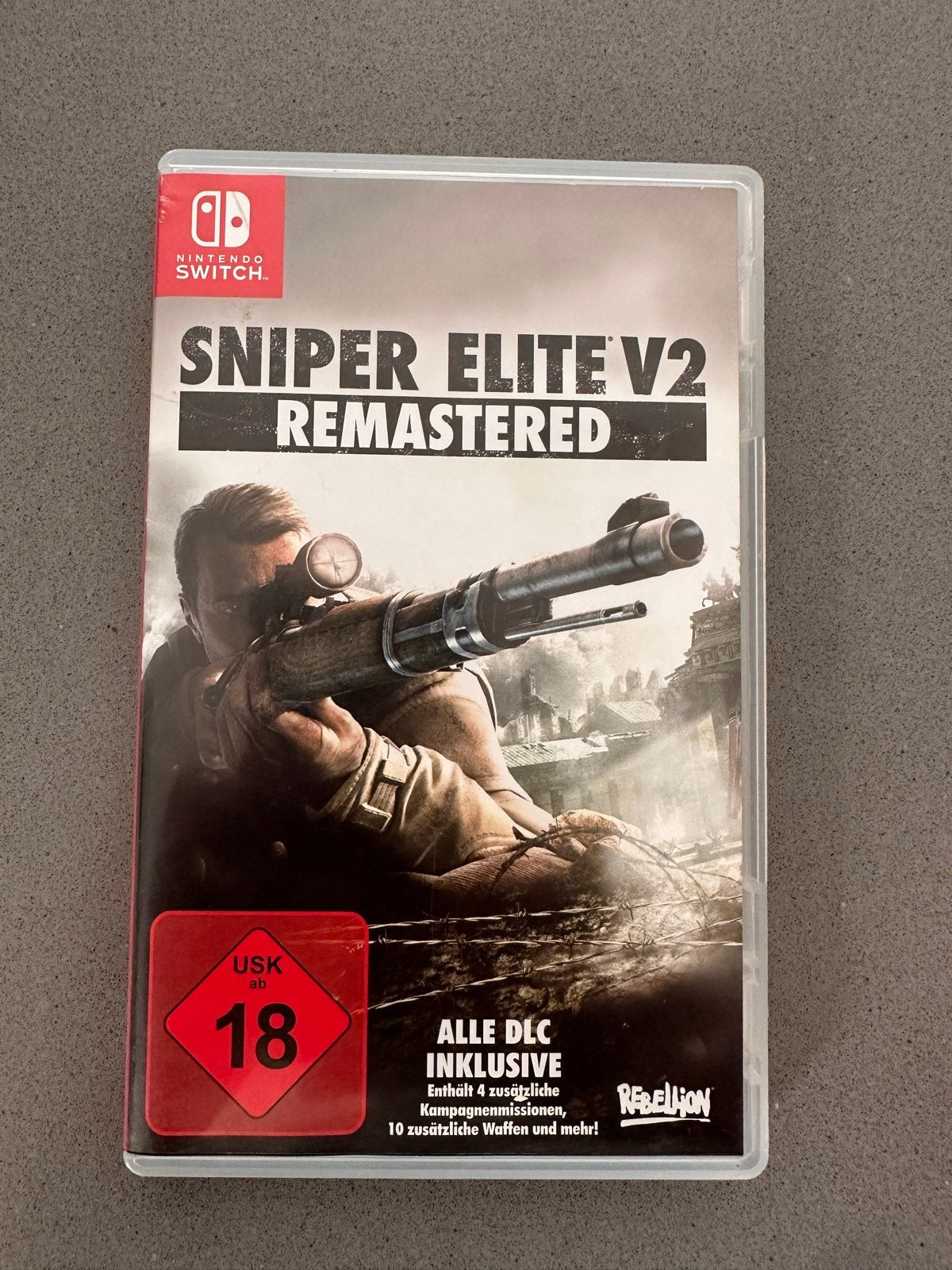 Nintendo Switch Sniper Elite V2 Remastered - Engels, Online, Gebruikt, Vanaf 18 jaar, Shooter