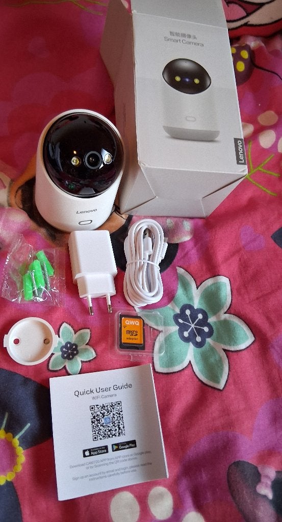 Lenovo 3MP WiFi Smart IP Bewakingscamera, Ophalen of Verzenden, Nieuw, Binnencamera