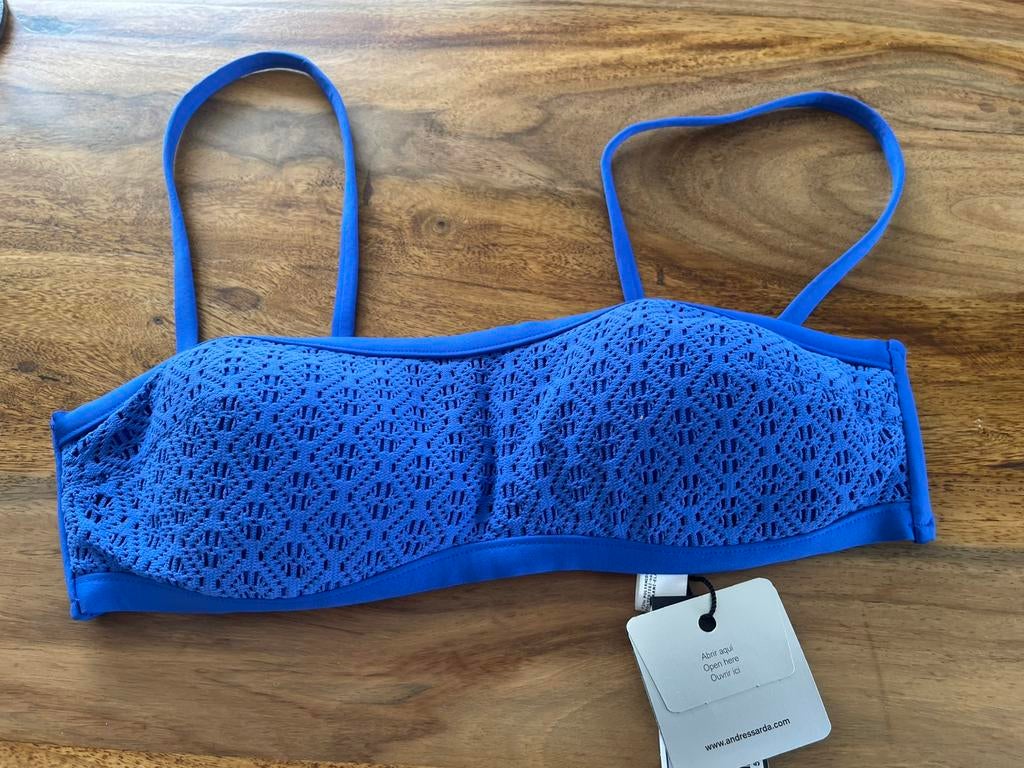 Andres sarda bikini top maat 70b kan strapless magda, Kleding | Dames, Badmode en Zwemkleding, Nieuw, Overige typen, Blauw, Verzenden