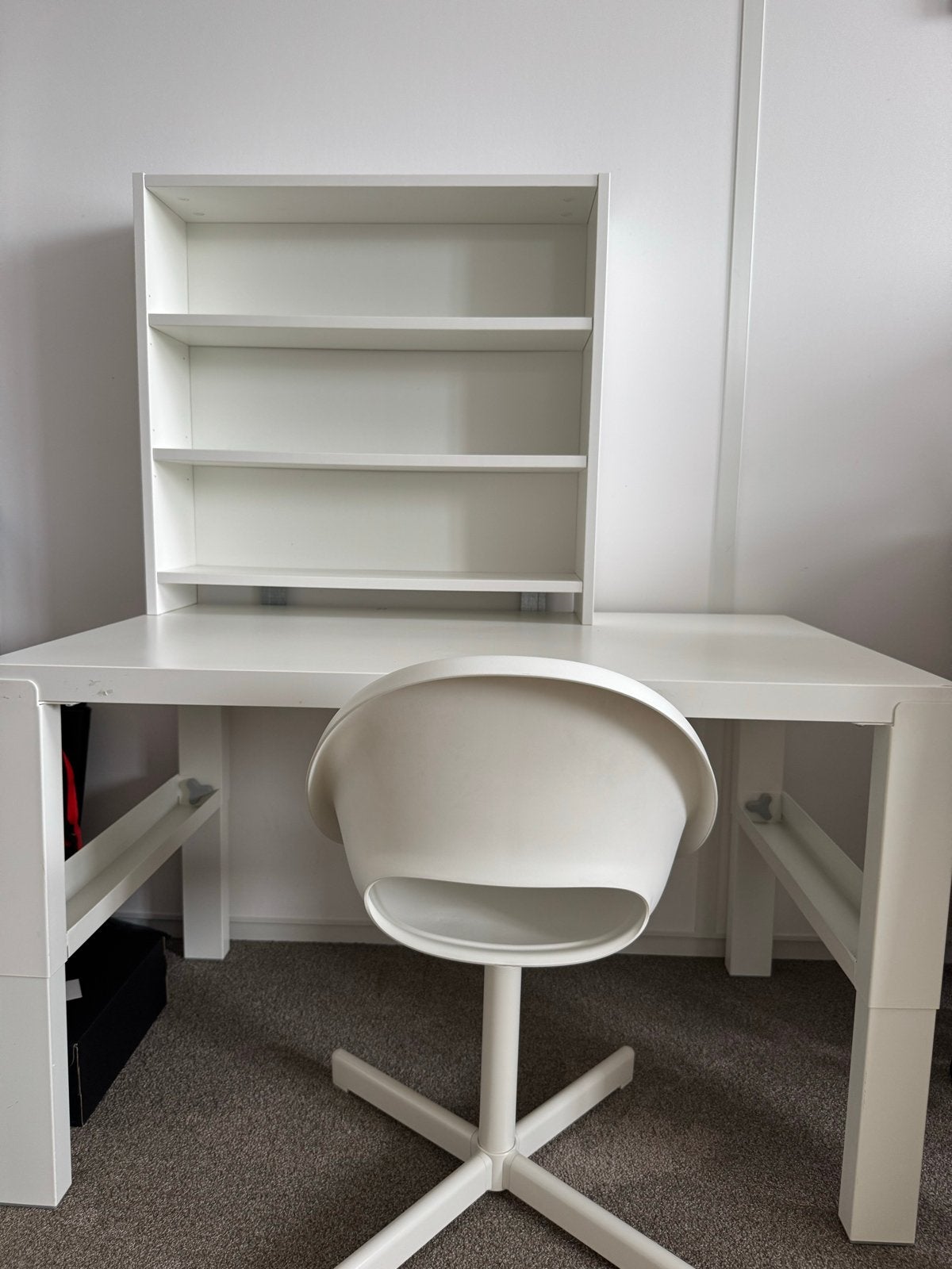 IKEA Pahl bureau met opzetstuk - 3 hoogtes verstelbaar, Huis en Inrichting, Bureaus, Ophalen, Gebruikt, In hoogte verstelbaar