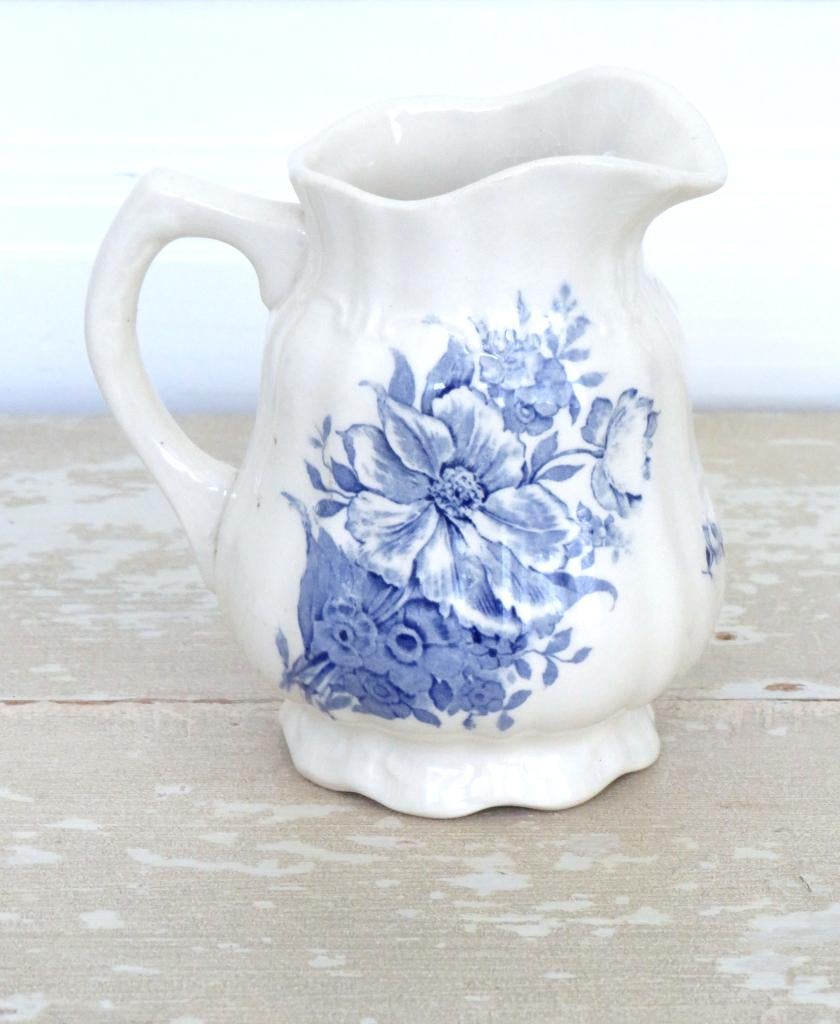 Oude kan Boch Frères La Louvière “Rhodia”, Antiek en Kunst, Antiek | Servies los, Ophalen of Verzenden