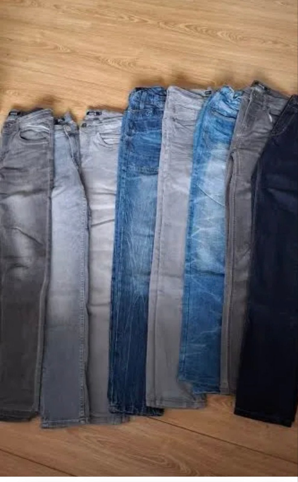 Partij spijkerbroeken heren - diverse maten en kleuren, Ophalen, Gedragen, Overige kleuren, Overige jeansmaten