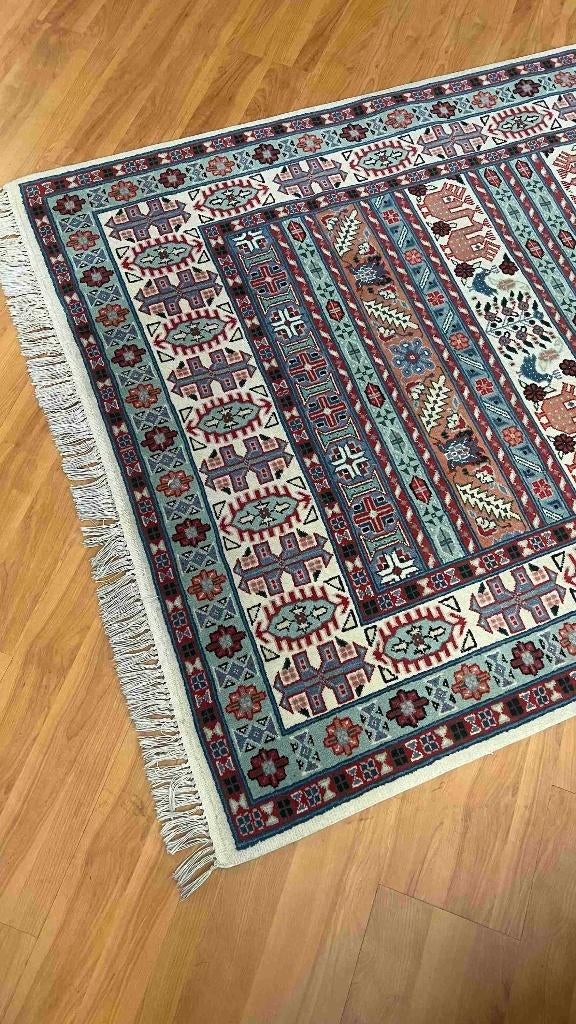 Perzisch tapijt 182/123 cm, Gebruikt, 100 tot 150 cm, Blauw, Etten-Leur