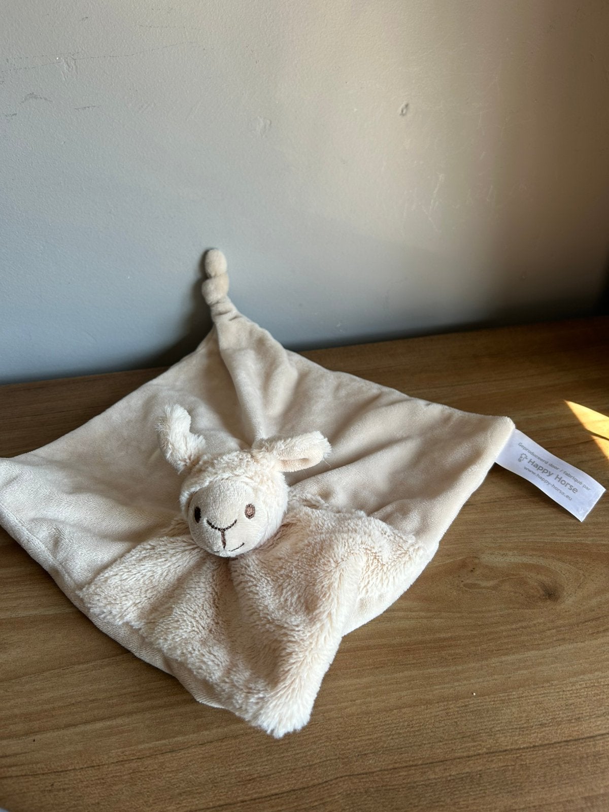Happy horse kruidvat schaap knuffeldoekje knuffeldoek, Verzenden, Zo goed als nieuw, Overige typen