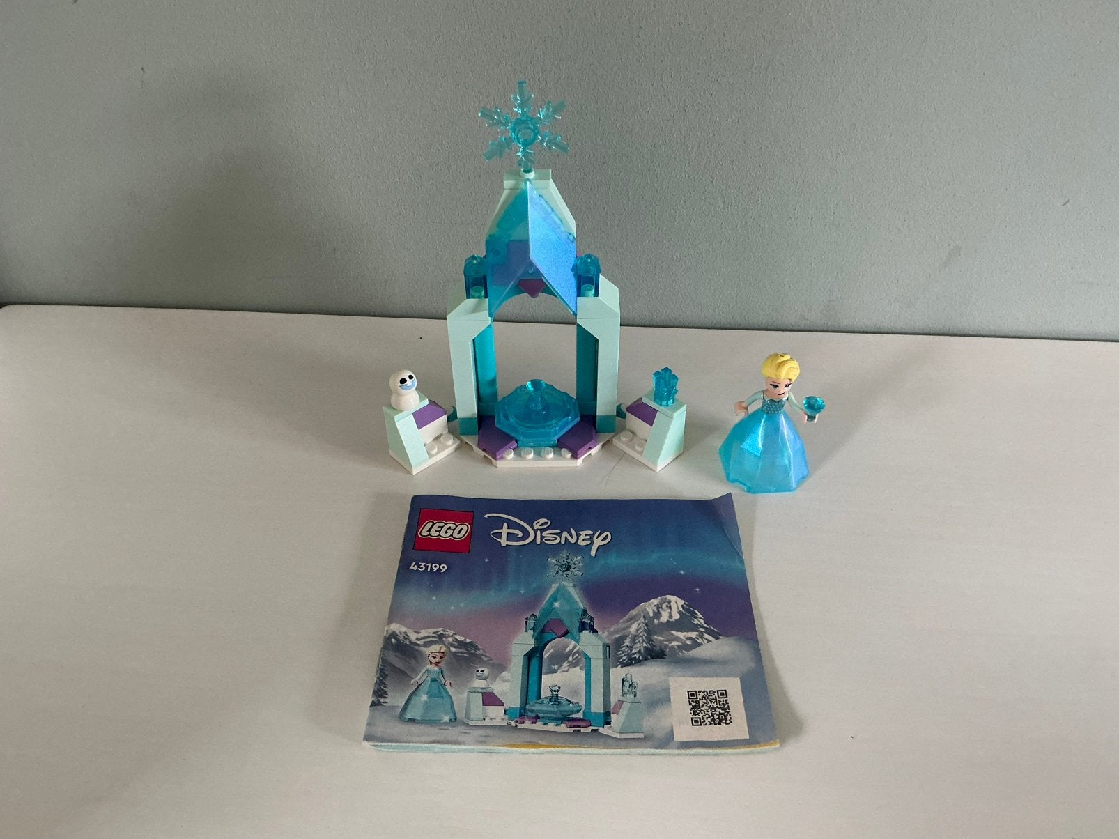Lego 43199 Elsa's ijspaleis, Lego, Ophalen of Verzenden, Zo goed als nieuw, Compleet