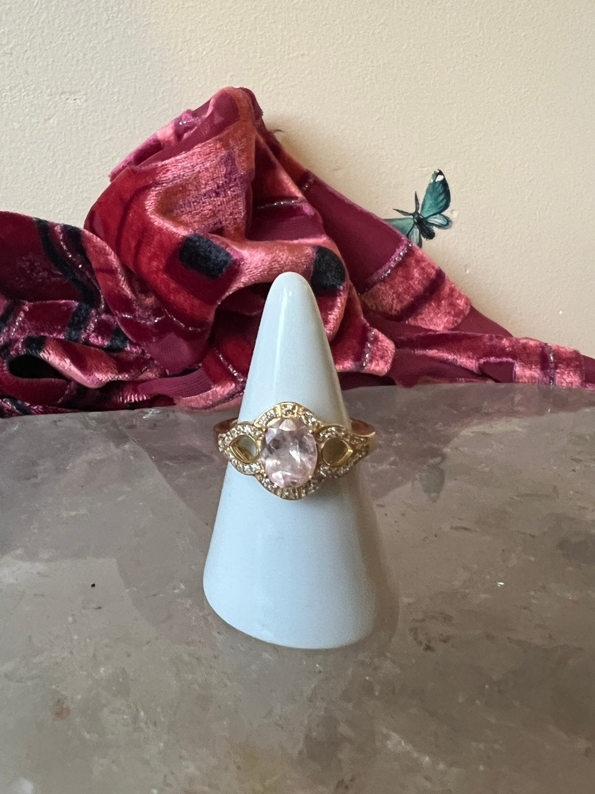 Morganiet liefde passie geluk aantrekken magie uniek, Sieraden, Tassen en Uiterlijk, Magnolia11, Nieuw, Ophalen of Verzenden, 17 tot 18
