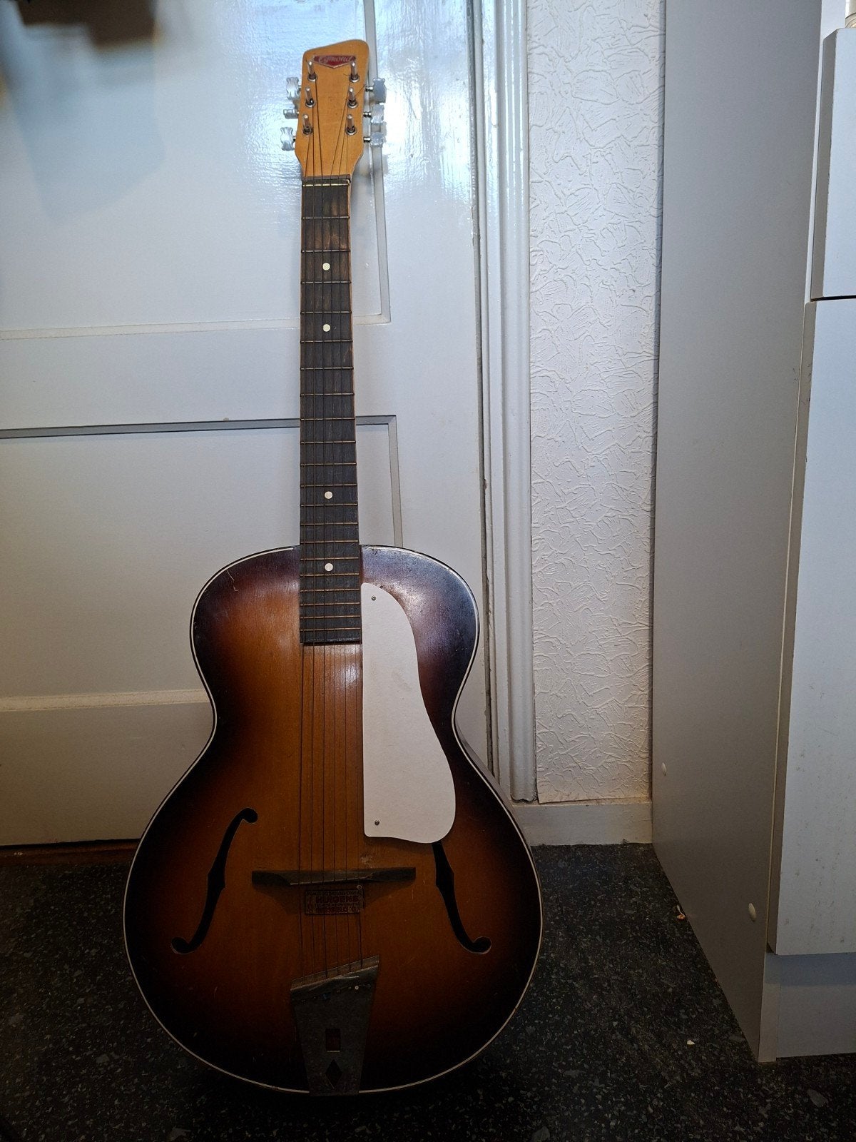 Vintage Egmond Archtop Gitaar - Gebruikt, Ophalen of Verzenden