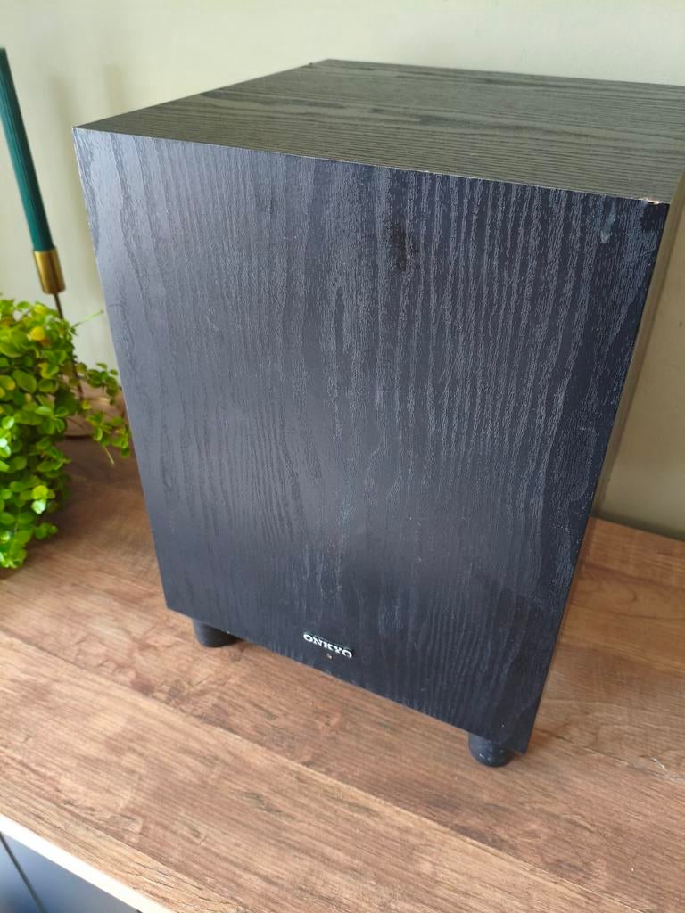 Onkyo met ingebouwde JVC SP-PW100 actieve subwoofer, Gebruikt, Subwoofer, Minder dan 60 watt, Ophalen