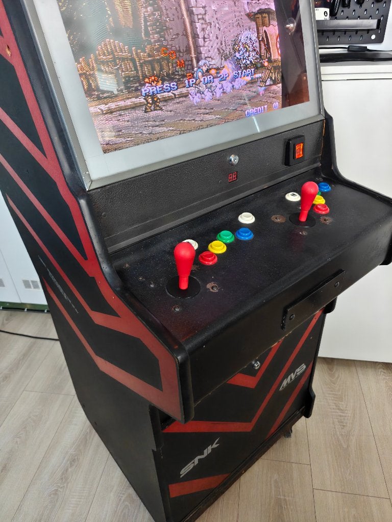 Electrocoin Neo Geo MVS 6-slot arcade + 108-in-1, Ophalen, Zo goed als nieuw