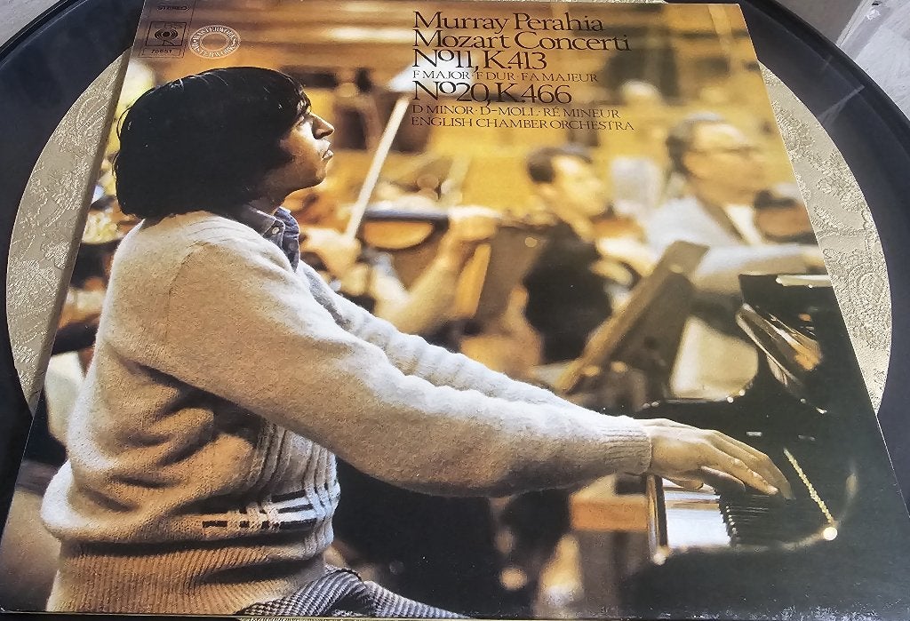 Mozart Pianoconcerten K.413 & K.466 – Murray Perahia, Ophalen of Verzenden, Zo goed als nieuw, Orkest of Ballet, 12 inch