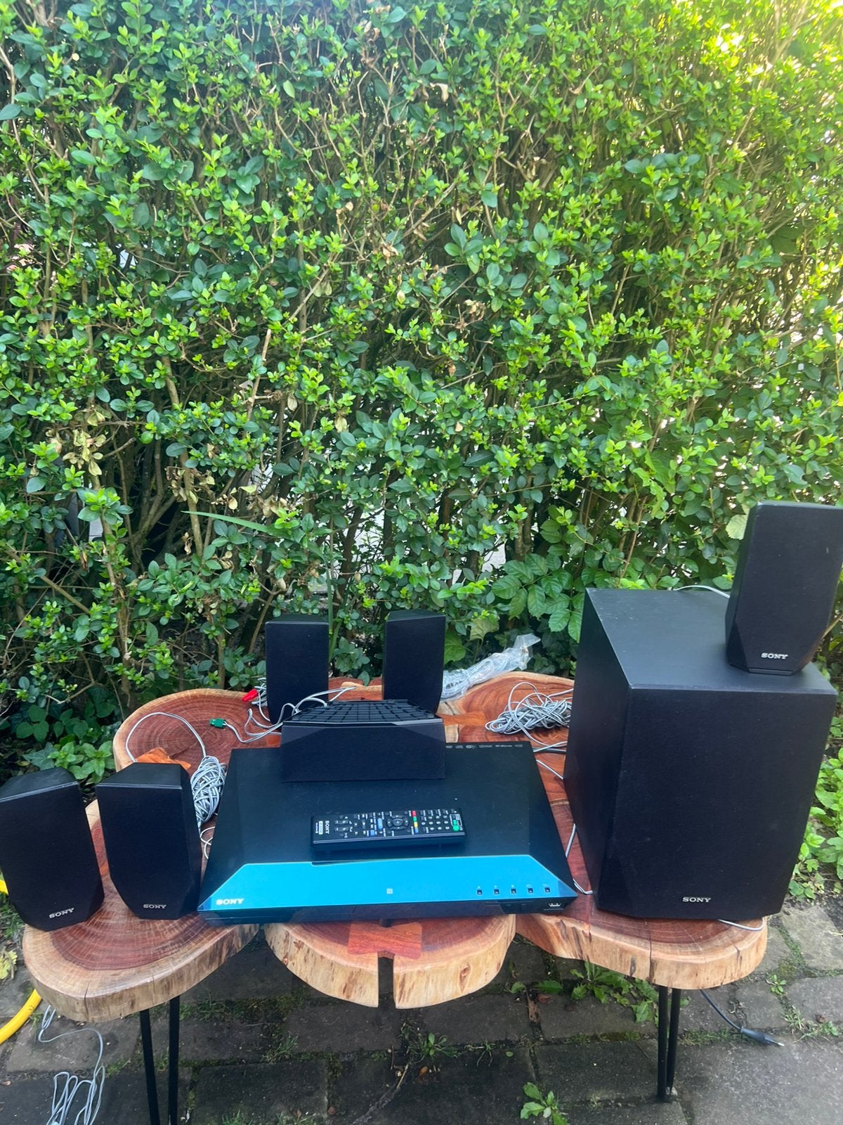 Sony BDV-E2100 5.1 Blu-ray Home Cinema Set Compleet + Afstan, Blu-ray-speler, 70 watt of meer, Ophalen of Verzenden, Zo goed als nieuw
