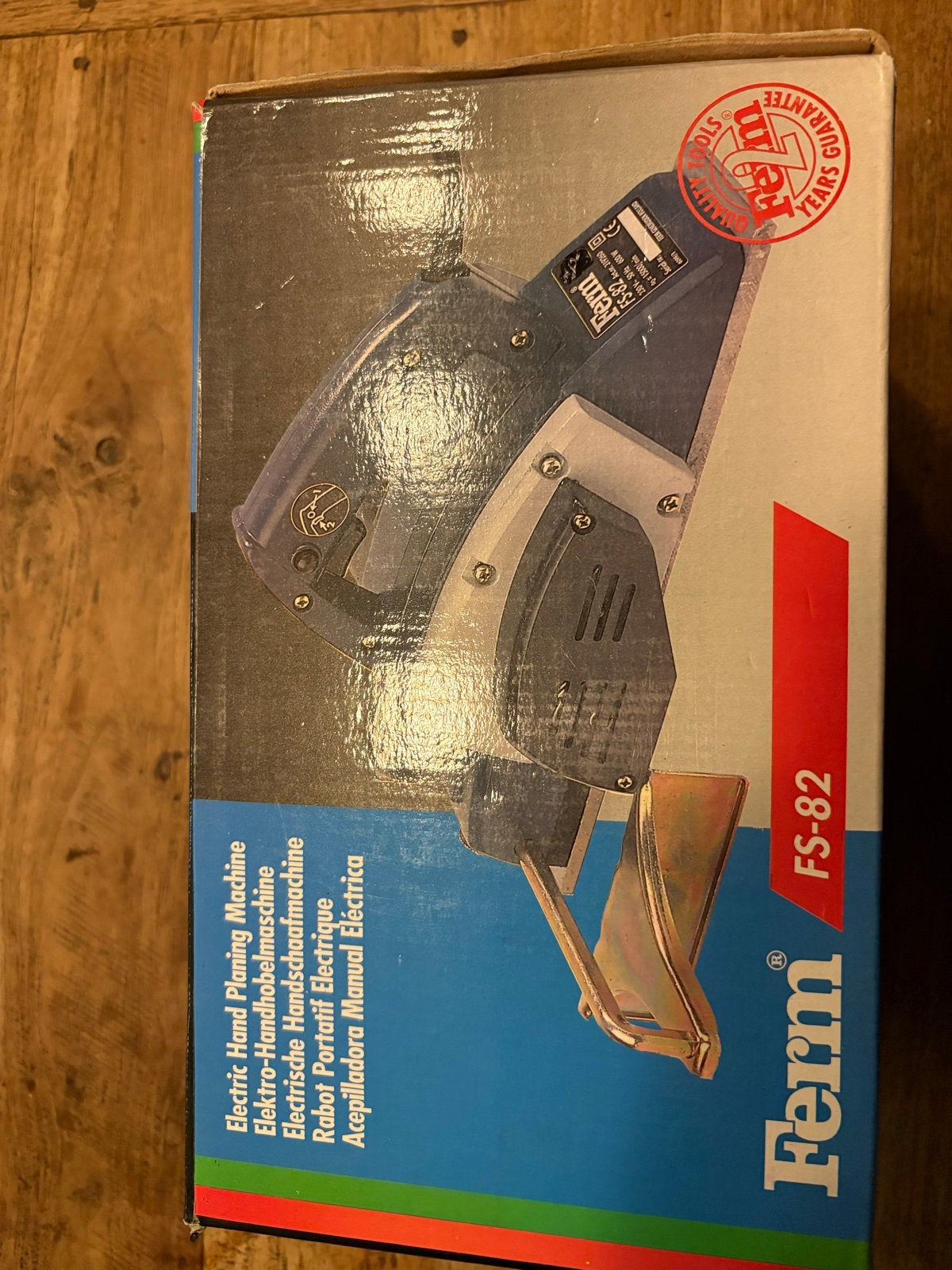 Ferm FS-82 Elektrische Handschaafmachine - Gebruikt, Doe-het-zelf en Verbouw, Ophalen of Verzenden, Gebruikt