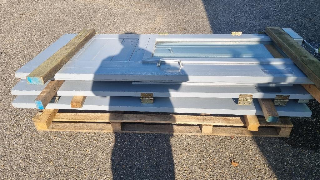 Klapdeur klapdeur binnendeur deur hardhout 211,5x85  ( 151 ), Ophalen, 120 cm of meer, Binnendeur, Nb