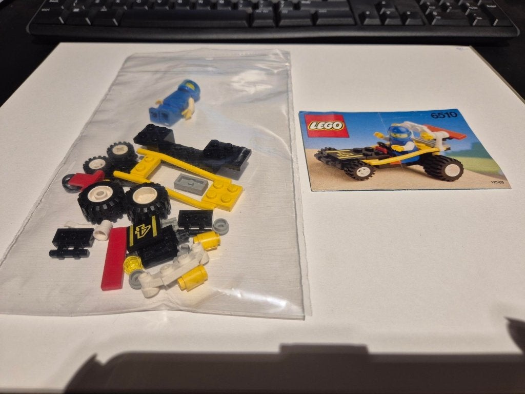 Lego 6510 Mud Runner van 1991, Gebruikt, Lego, Ophalen of Verzenden, Inclusief minifiguren