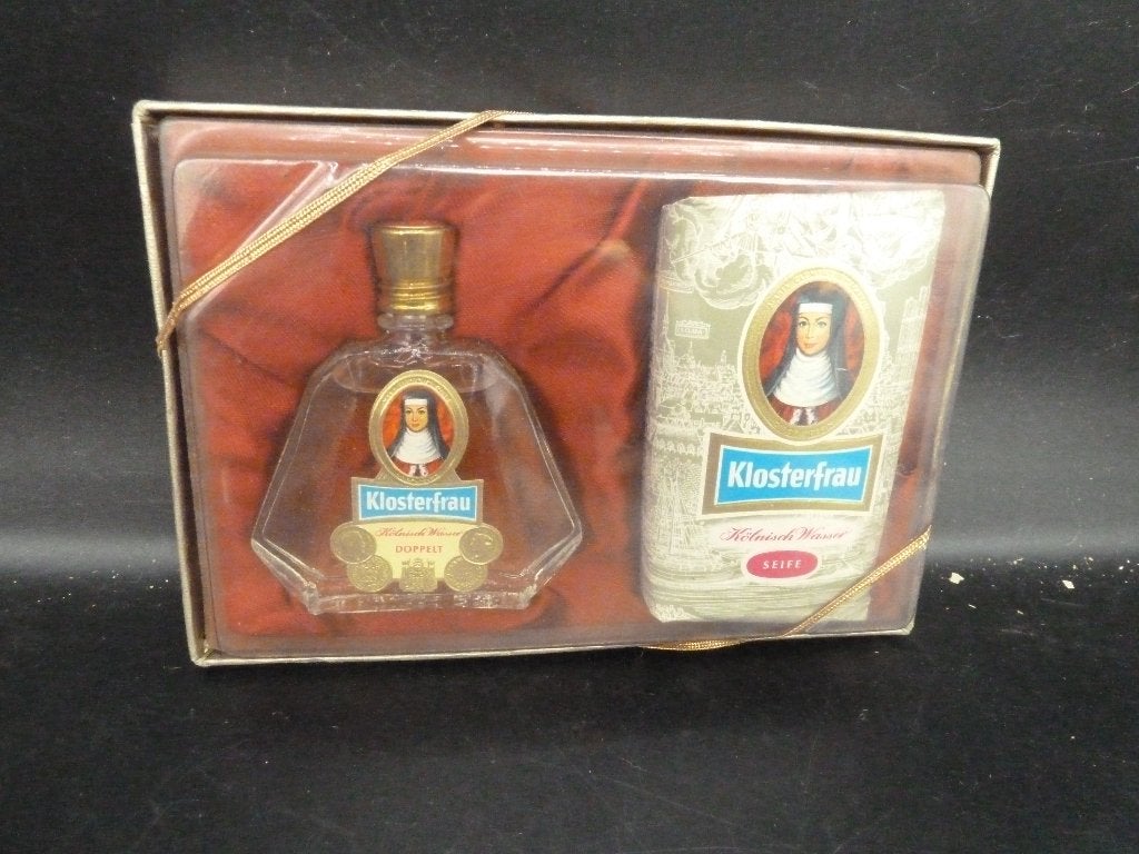 Vintage kadoverpakking Kölnisch wasser eau de cologne 1970, Verzamelen, Ophalen of Verzenden, Nieuw, Overige typen, Gevuld