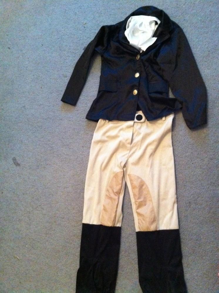 3 delig Paardrij outfit mt 104 / 110, Ophalen of Verzenden, Zo goed als nieuw, 110 t/m 116, Meisje