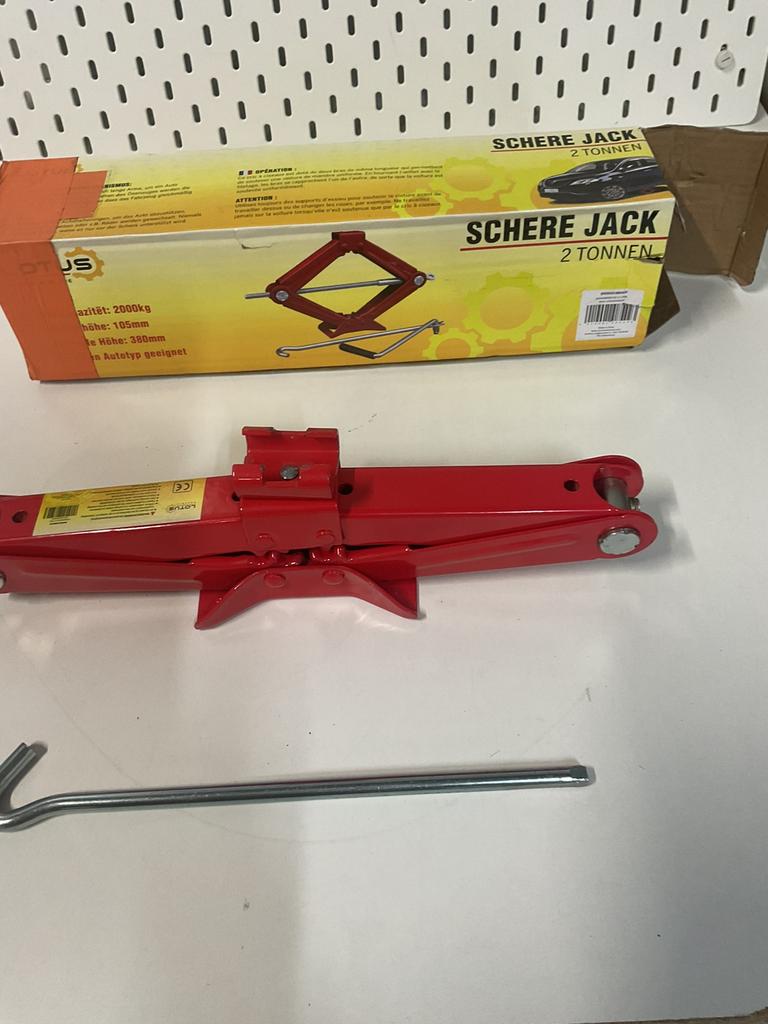 Nieuwe schaarkrik ongebruikt in originele doos 2 ton, Ophalen, Nieuw, Schaarkrik
