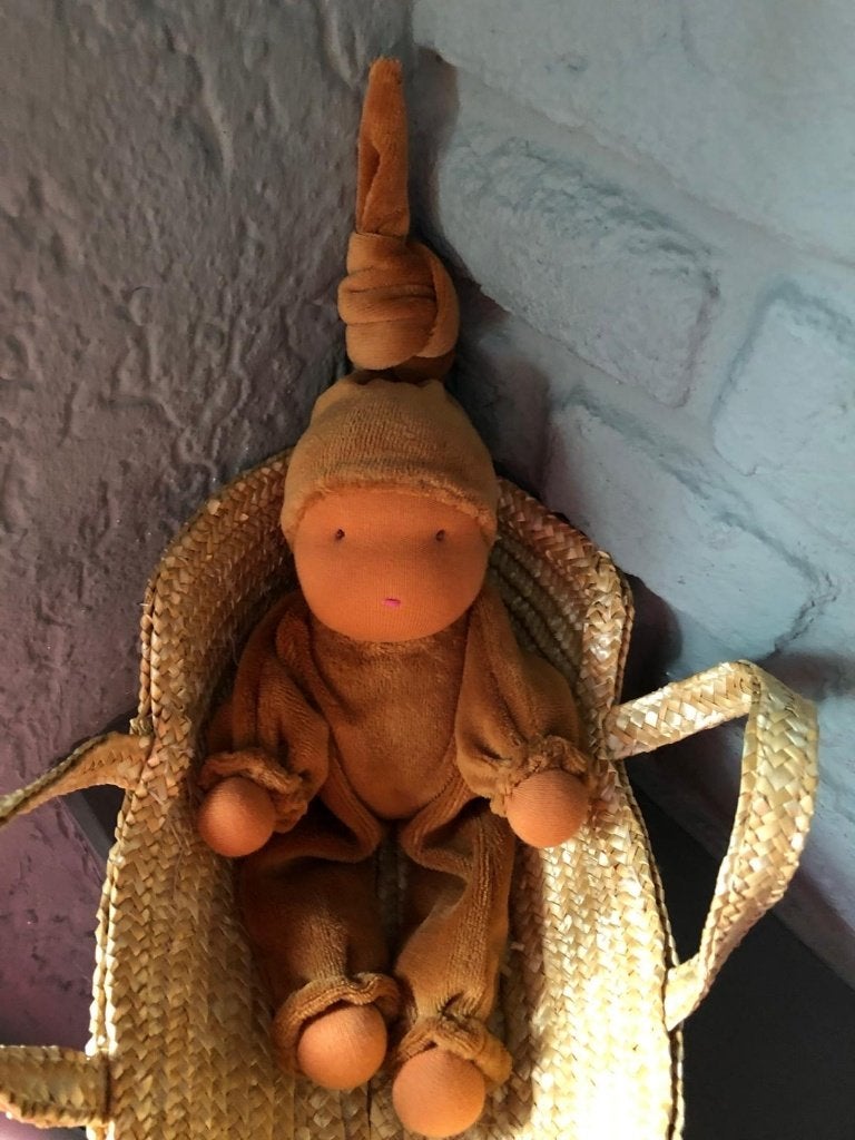 Zonnekind Mini Knuffelpop 32KL LBR / 25cm / Antroposofisch, Verzenden, Nieuw, Overige typen