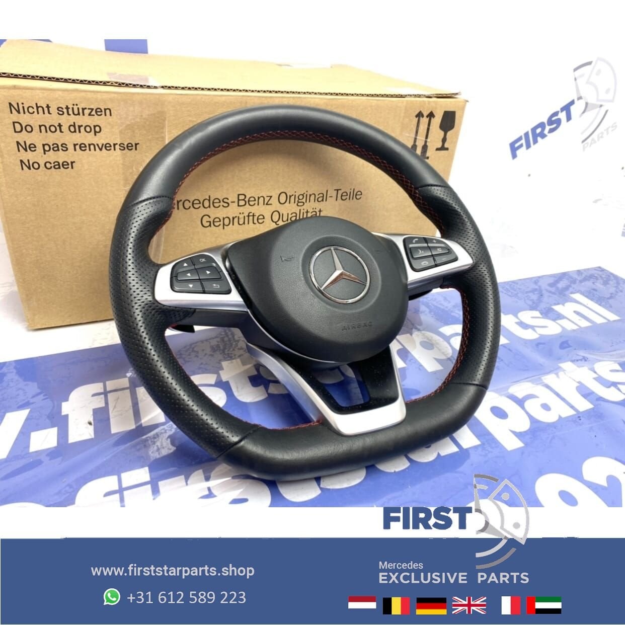 ORIGINEEL AMG STUUR Mercedes W176 W204 W205 W117 W156 W212 W, Auto-onderdelen, Interieur en Bekleding, Gebruikt, -, Ophalen of Verzenden
