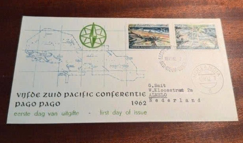 Drie FDC Nieuw Guinea 1961 1x en 1962 2x, Ophalen, Envelop