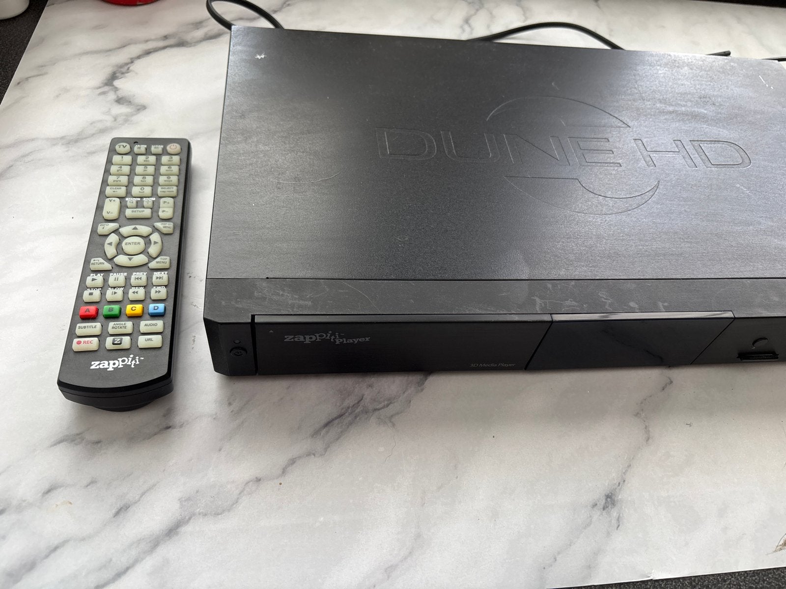 Dune HD Zappiti Player 3D Media Player met 500gb HDD, Ophalen of Verzenden, Gebruikt, HDMI, 500 tot 1500 GB
