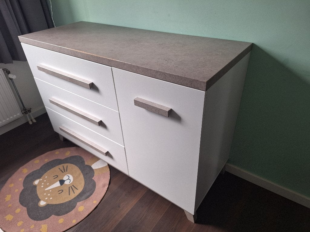 Commode en kinderkledingkast, merk TWF, Ophalen, Gebruikt, Kast, 50 tot 70 cm