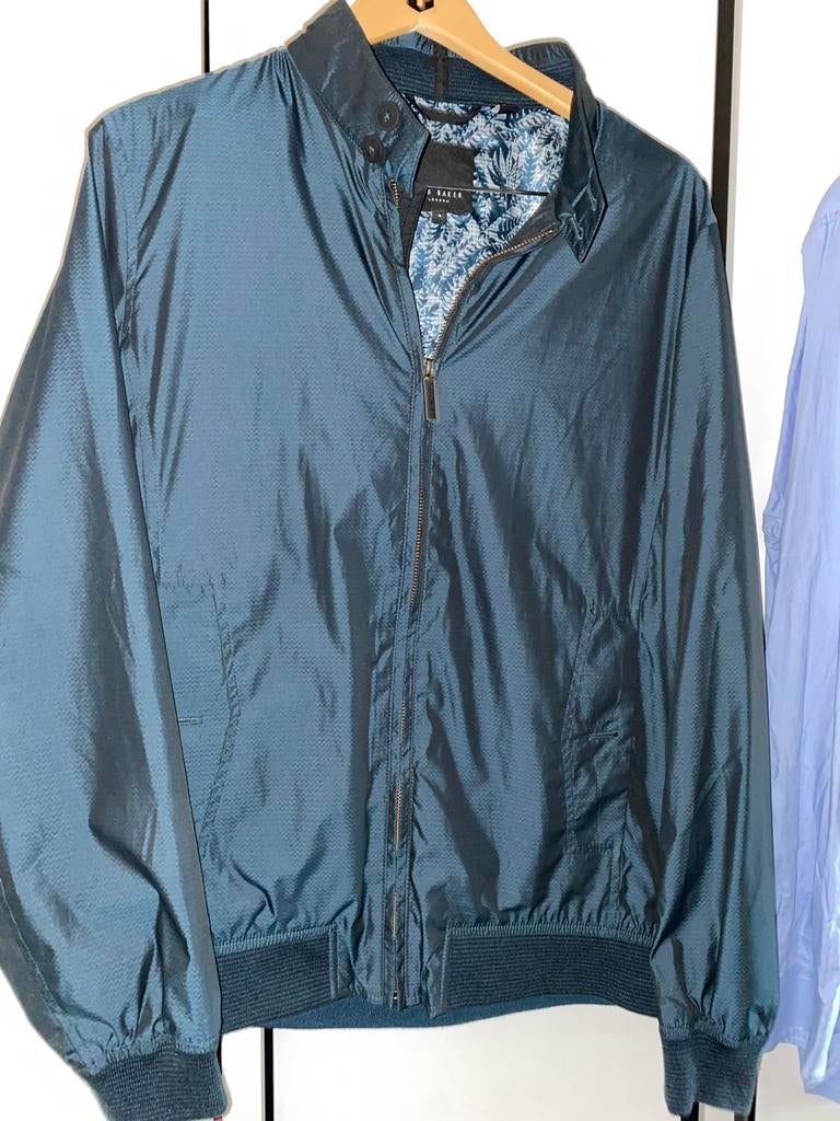 Ted Baker zomerjas maat M, Ophalen of Verzenden, Zo goed als nieuw, Maat 48/50 (M), Blauw